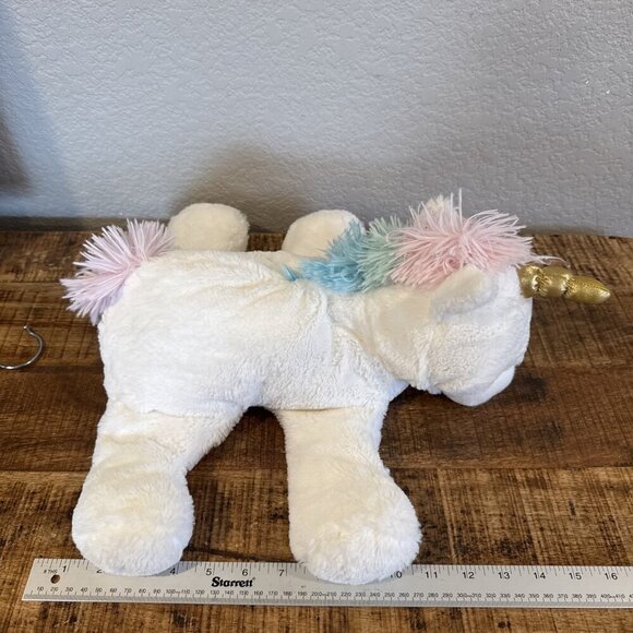 Gund White Unicorn Plush Rainbow Stuffed Animal Toy Floppy 20120393 - Picture 10 of 11